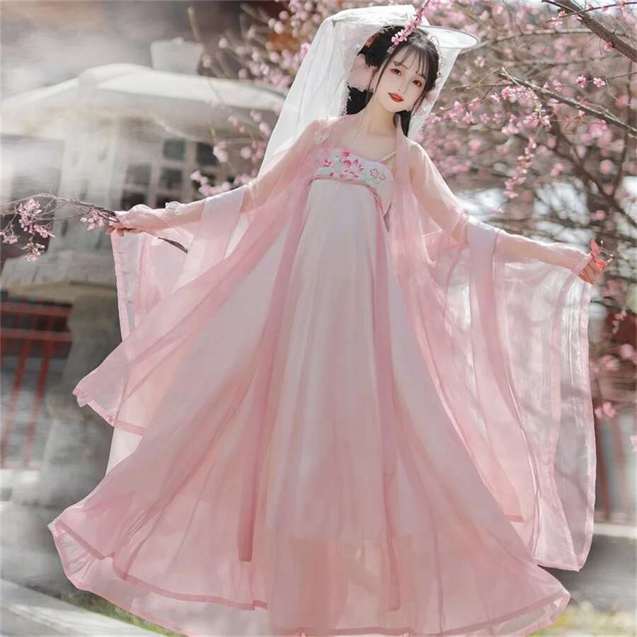 Hanfu Chinese Traditional Dres - Ethnic Dress Fashion Show recension och pris