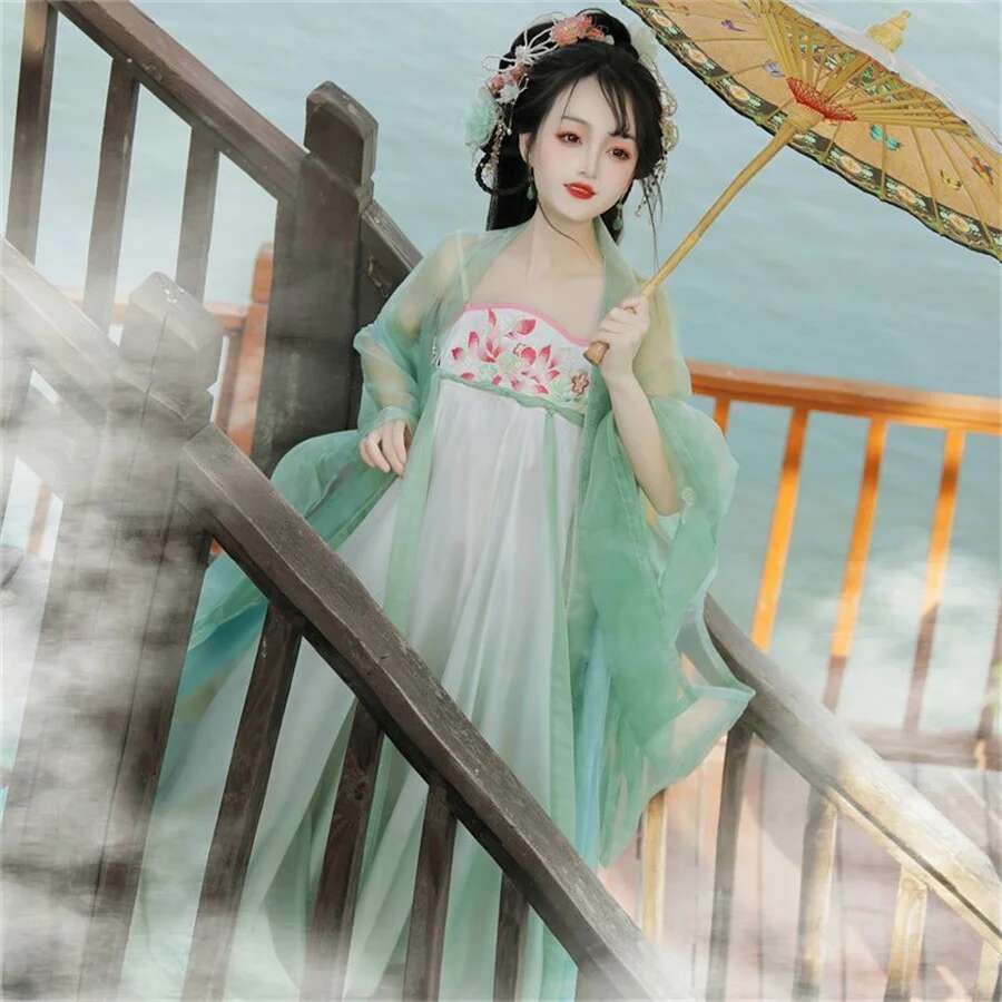 Hanfu Chinese Traditional Dres - Ethnic Dress Fashion Show recension och pris