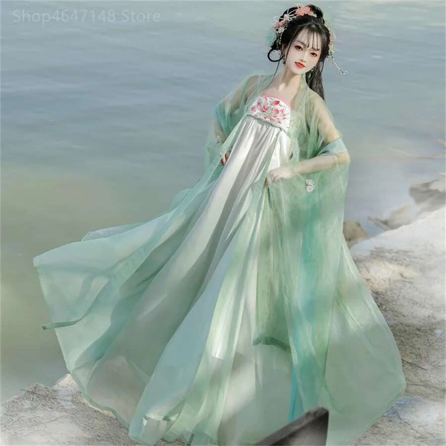 Hanfu Chinese Traditional Dres - Ethnic Dress Fashion Show recension och pris