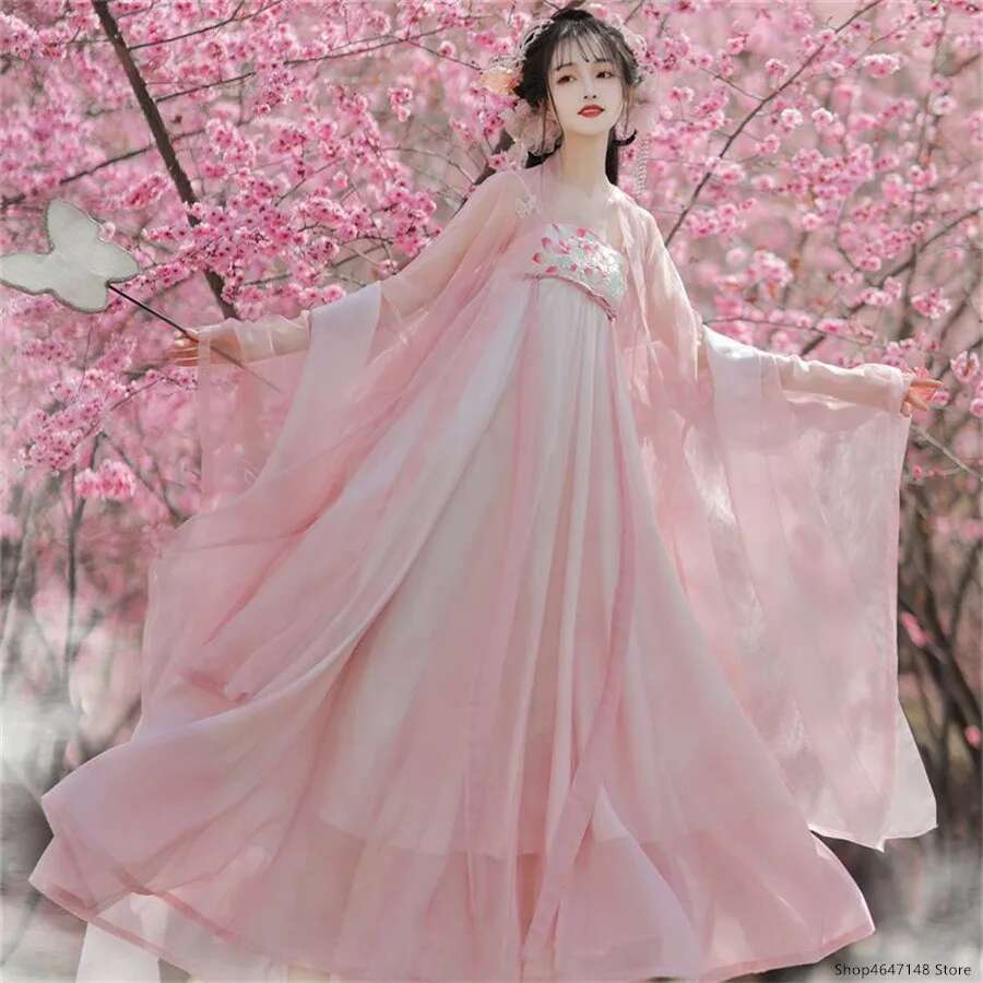 Hanfu Chinese Traditional Dres - Ethnic Dress Fashion Show recension och pris