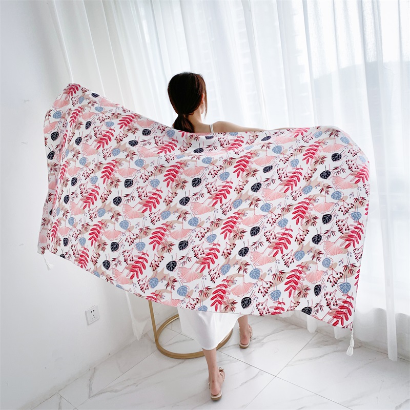 90x185cm Cotton Linen Print Su - Kaftan Women Boho recension och pris