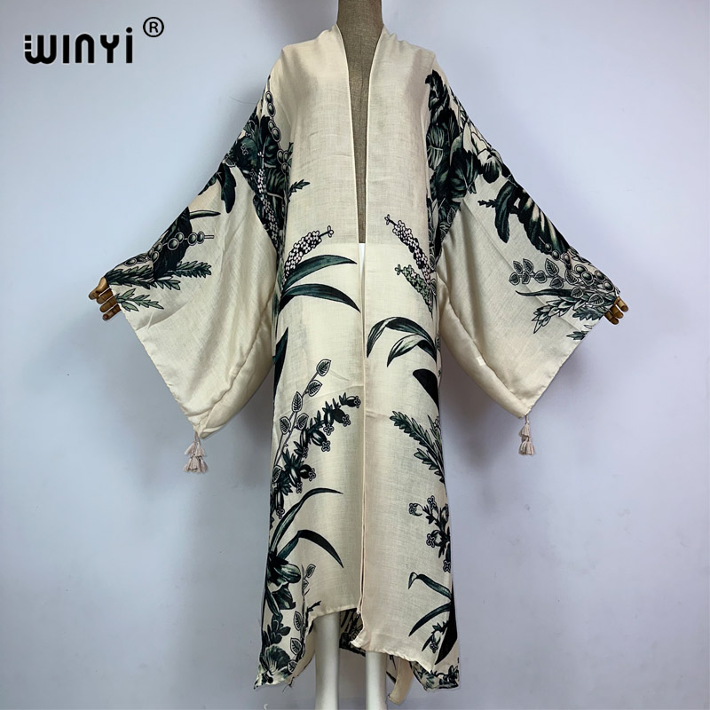 WINYI kimono Africa boho fashi - Kaftan Women Boho recension och pris