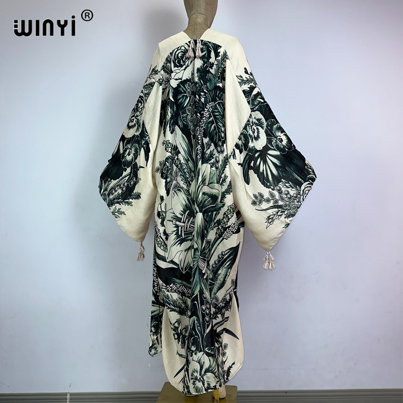 WINYI kimono Africa boho fashi - Kaftan Women Boho recension och pris