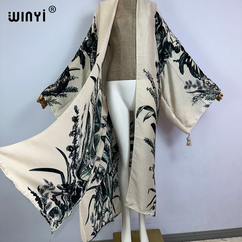 WINYI kimono Africa boho fashi - Kaftan Women Boho recension och pris